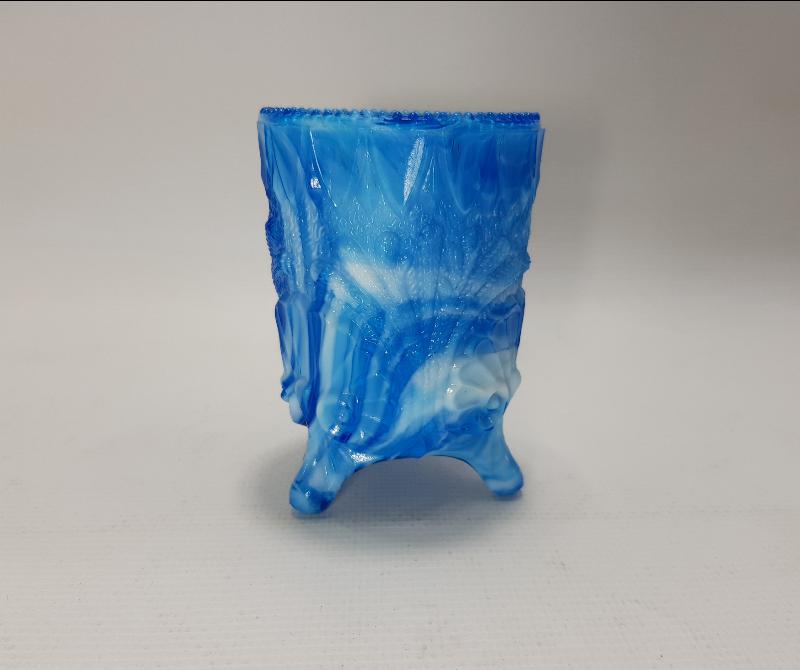 19. YÜZYIL AVRUPA YAPIMI ÜÇ AYAKLI OPAL SUNUMLUK BARDAK