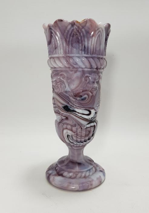 19. YÜZYIL ŞARAP TANRISI DIONYSOS RESİMLİ OPAL VAZO