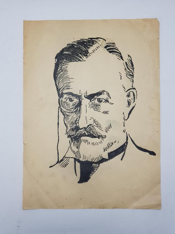 ÇİNİ MÜREKKEBİ PORTRE RESİM: ABDÜLHAK HAMİT TARHAN