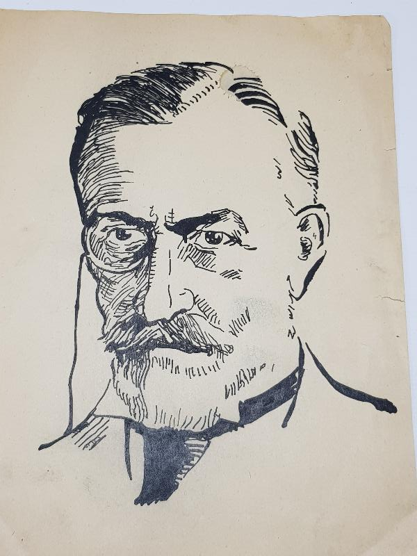 ÇİNİ MÜREKKEBİ PORTRE RESİM: ABDÜLHAK HAMİT TARHAN