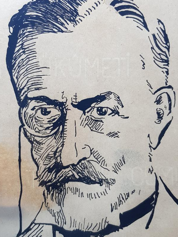 ÇİNİ MÜREKKEBİ PORTRE RESİM: ABDÜLHAK HAMİT TARHAN