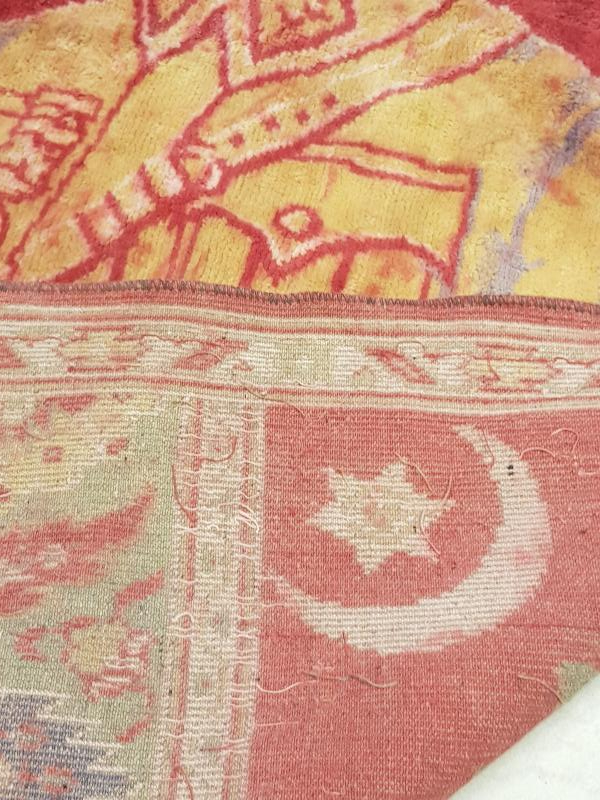 CUMHHURİYET İLK DÖNEM ATATÜRK RESİMLİ NADİR DUVAR HALISI