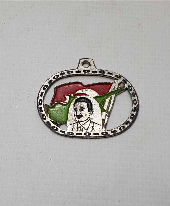 KIBRIS, BÜLENT ECEVİT VE TÜRK BAYRAĞI GÖRSELLİ KOLYE UCU 