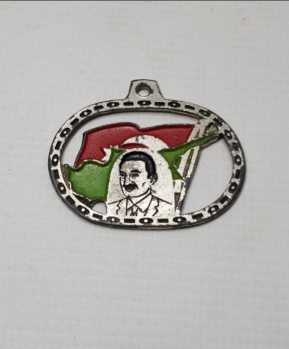 KIBRIS, BÜLENT ECEVİT VE TÜRK BAYRAĞI GÖRSELLİ KOLYE UCU 