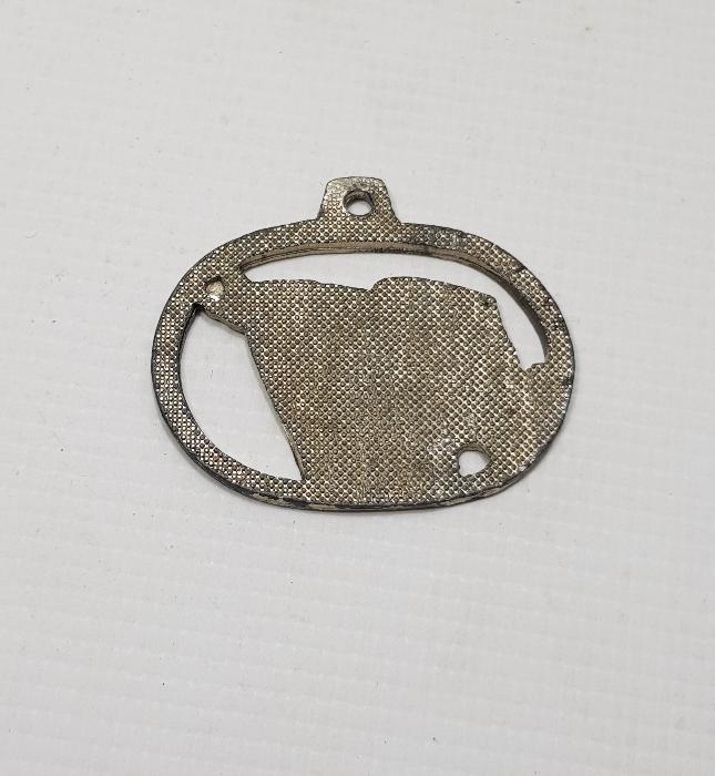 KIBRIS, BÜLENT ECEVİT VE TÜRK BAYRAĞI GÖRSELLİ KOLYE UCU 