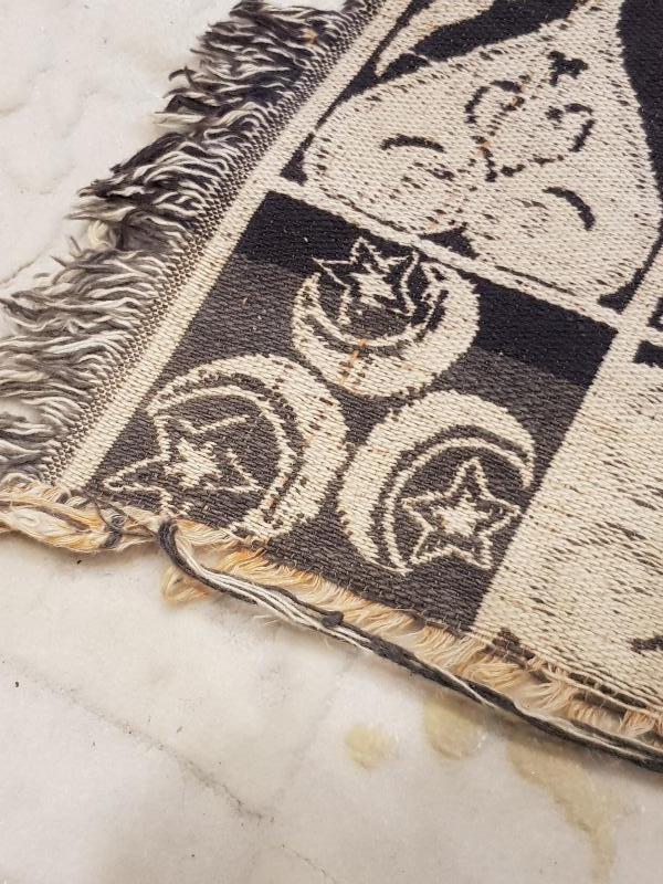 OSMANLI DÖNEMİ CAMİ GÖRSELLİ VE AY YILDIZLI GOBLEN SECCADE