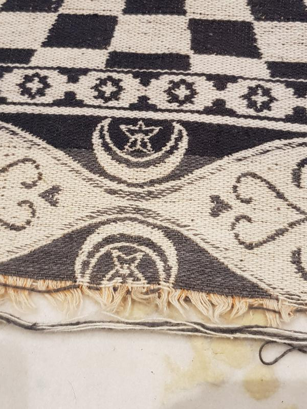 OSMANLI DÖNEMİ CAMİ GÖRSELLİ VE AY YILDIZLI GOBLEN SECCADE