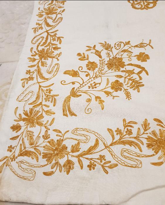 OSMANLI DÖNEMİ SUZENİ İŞÇİLİKLİ SECCADE