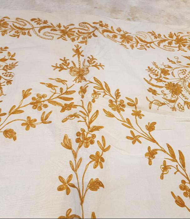 OSMANLI DÖNEMİ SUZENİ İŞÇİLİKLİ SECCADE