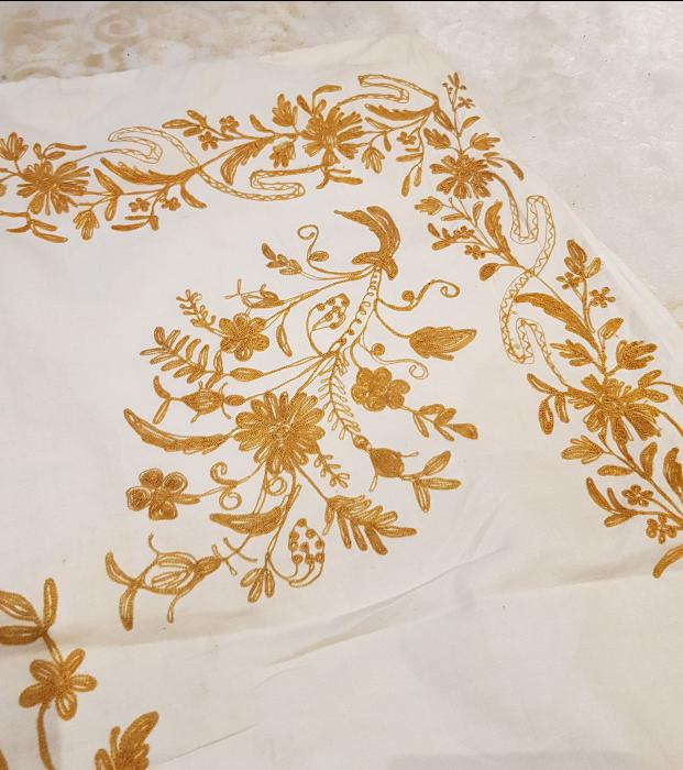 OSMANLI DÖNEMİ SUZENİ İŞÇİLİKLİ SECCADE