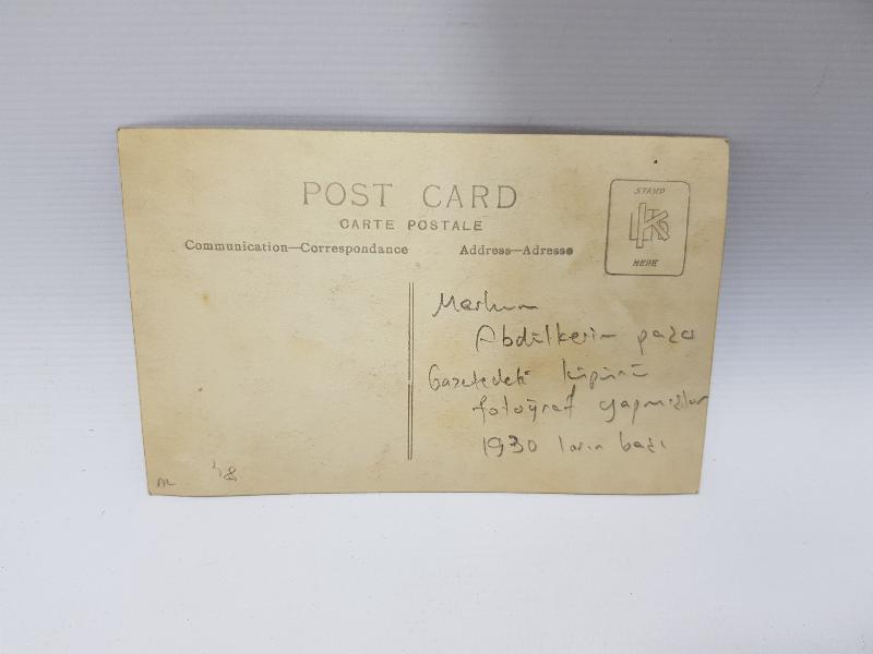 OSMANLICA KARTPOSTAL: MERHUM ABDULKERİM PAŞA