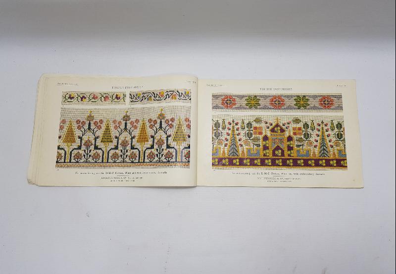 TEKSTİL TARİHİ:  1910 TARİHLİ TÜRK NAKIŞLARI KİTABI - TURKISH EBROIDERIES BOOK