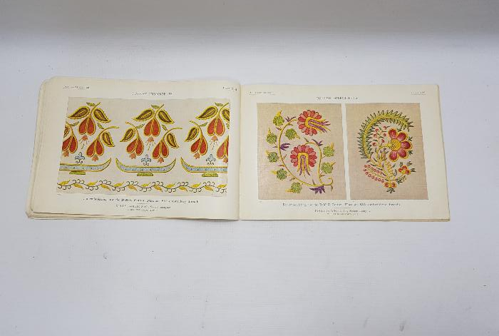 TEKSTİL TARİHİ:  1910 TARİHLİ TÜRK NAKIŞLARI KİTABI - TURKISH EBROIDERIES BOOK