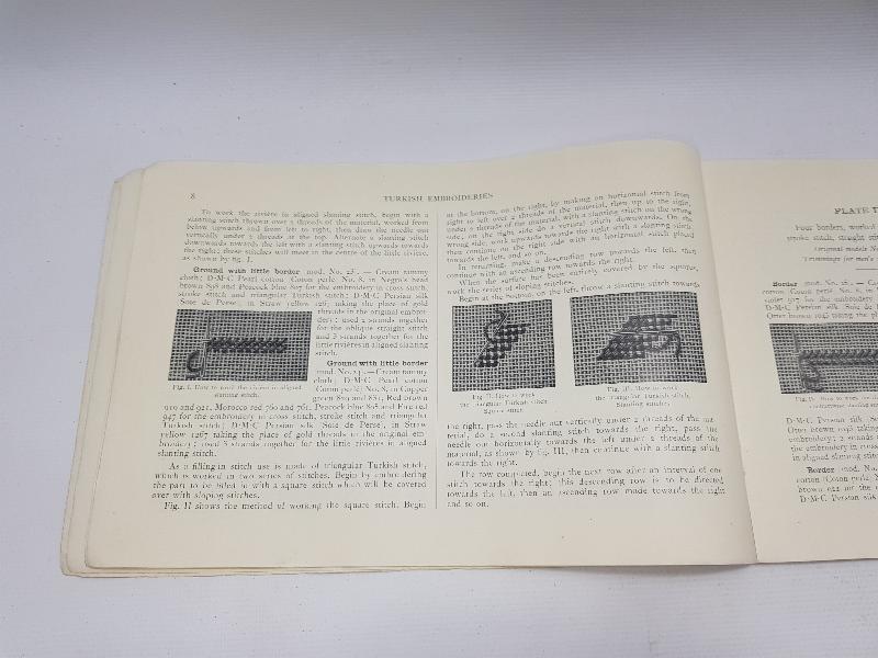 TEKSTİL TARİHİ:  1910 TARİHLİ TÜRK NAKIŞLARI KİTABI - TURKISH EBROIDERIES BOOK