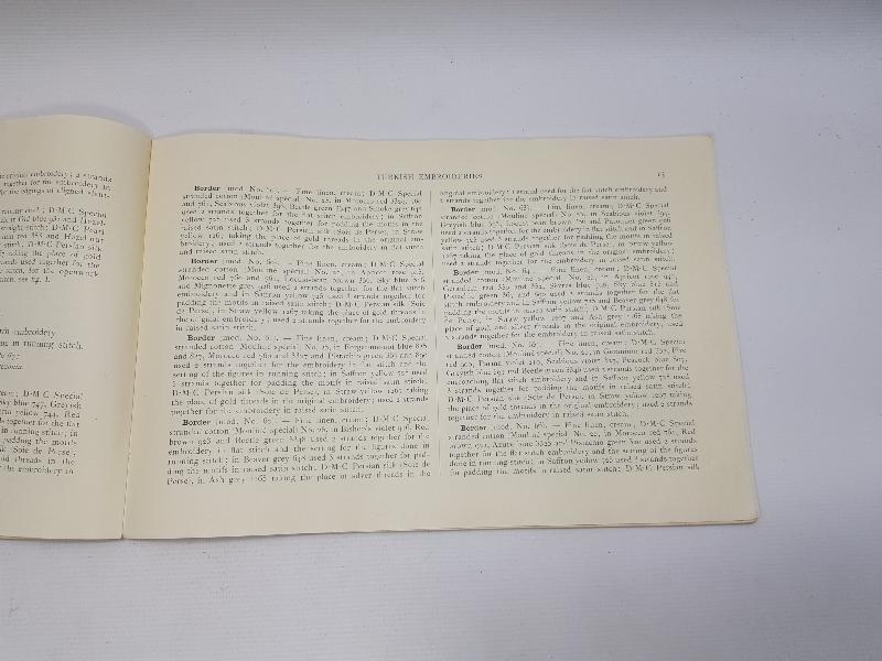 TEKSTİL TARİHİ:  1910 TARİHLİ TÜRK NAKIŞLARI KİTABI - TURKISH EBROIDERIES BOOK