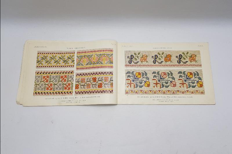TEKSTİL TARİHİ:  1910 TARİHLİ TÜRK NAKIŞLARI KİTABI - TURKISH EBROIDERIES BOOK