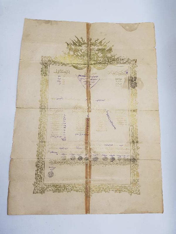 TRABLUSGARB HAKİMİ MUSTAFA RÜŞDÜ EFENDİ'YE VERİLMİŞ OSMANLI ASAKİRİ ŞAHANE DİPLOMASI