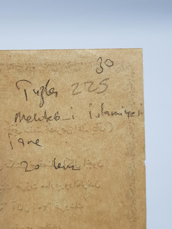 TUZLA İSLAM MEKTEBİ MENFAATİNE MAHSUS İANE BİLETİ