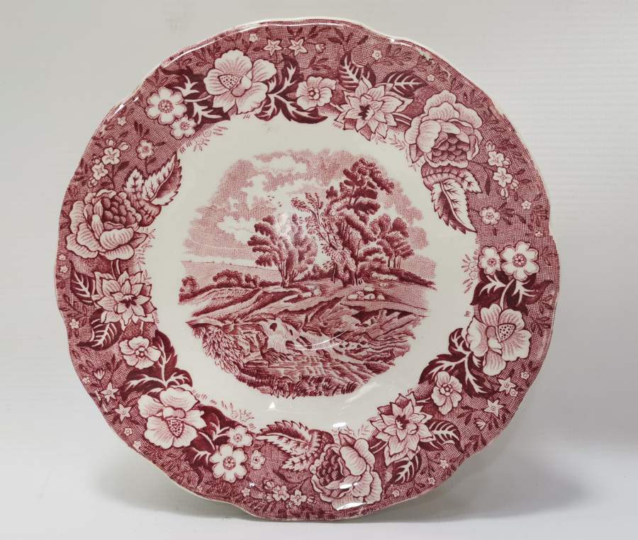 1900 BAŞLARI İNGİLİZ PORSELEN TABAK