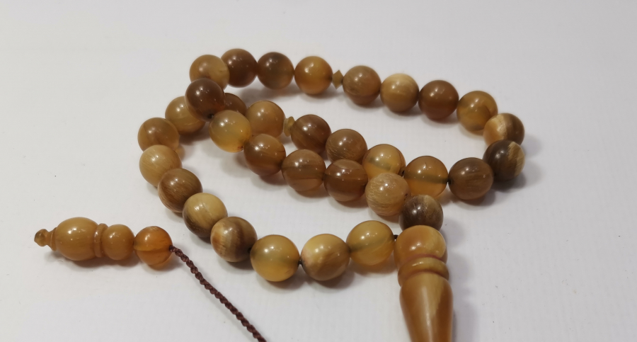 DAĞ KEÇİSİ BOYNUZUNDAN MAMUL TESBİH