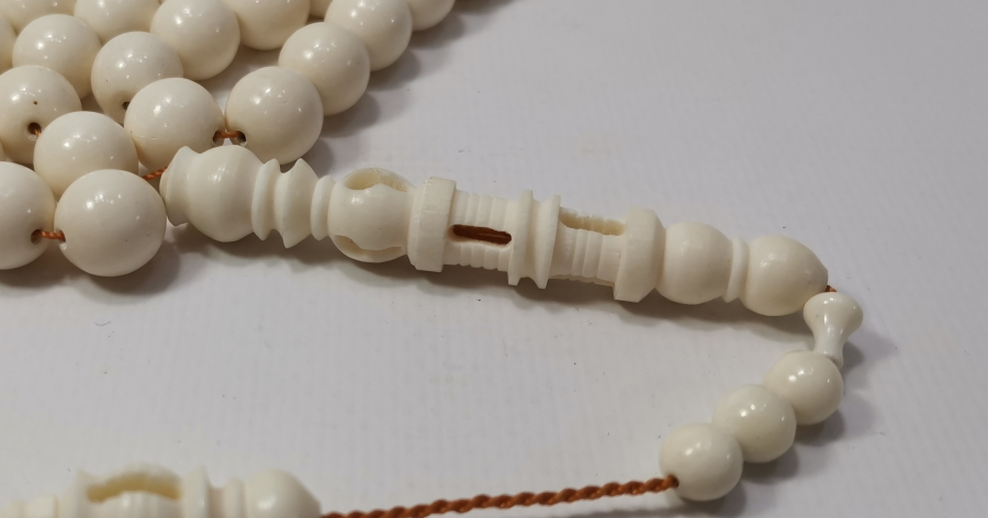 İMAMESİ ÖZEL İŞÇİLİKLİ DEVE KEMİĞİ TESBİH