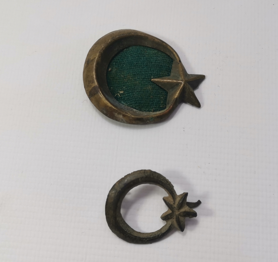 OSMANLI DÖNEMİ 2 ADET SUBAY BRÖVESİ