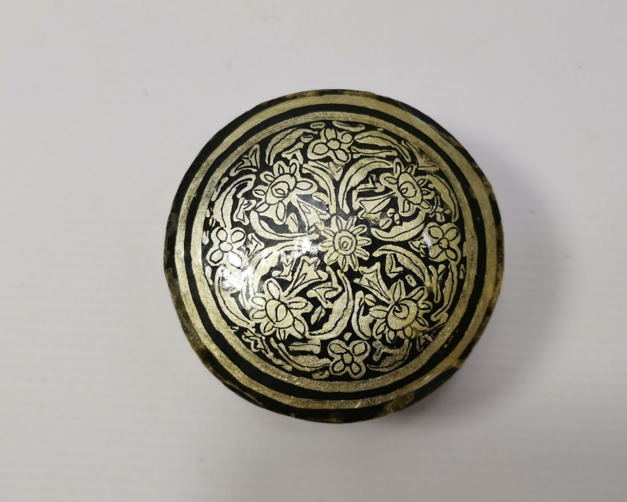 OSMANLI DÖNEMİ EL BOYAMA PAPİER MACHE TESBİH KUTUSU