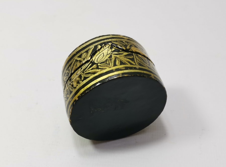 OSMANLI DÖNEMİ EL BOYAMA PAPİER MACHE TESBİH KUTUSU