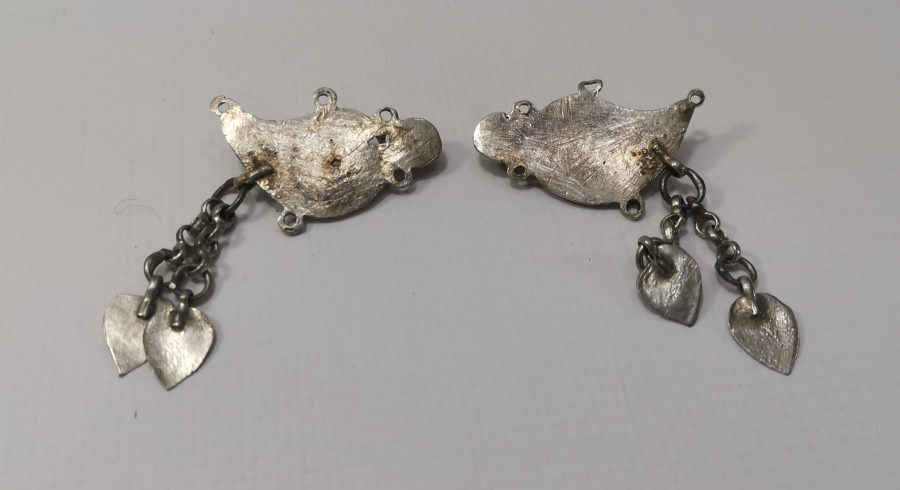 OSMANLI DÖNEMİ GÜMÜŞ CEPKEN DÜĞMESİ