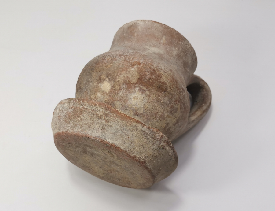 OSMANLI DÖNEMİ NADİR FORMDA ÇANAKKALE İŞİ OTURAKLI DALDIRMA