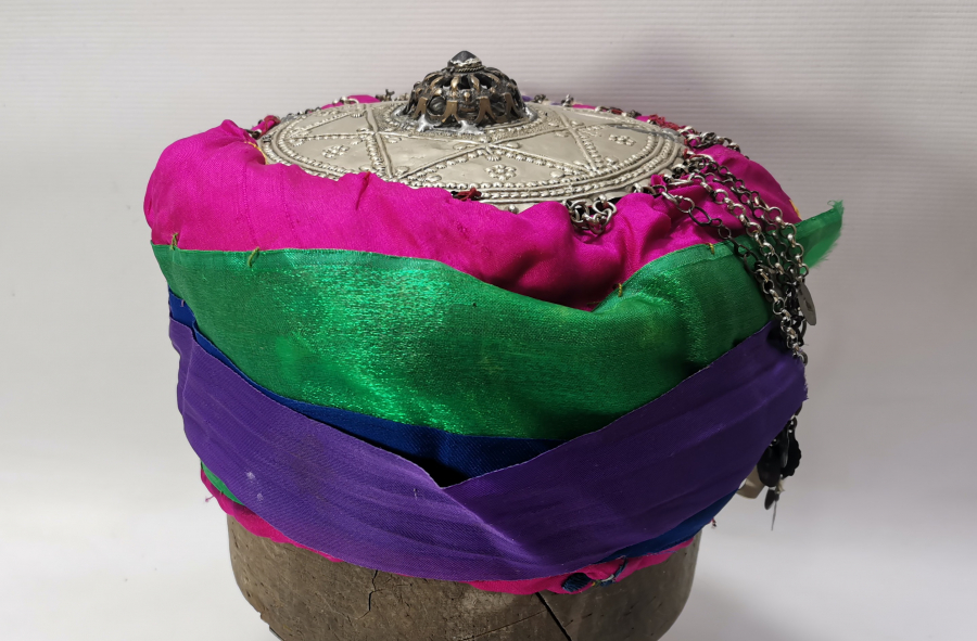 OSMANLI DÖNEMİ NADİR FORMDA GELİN BAŞI