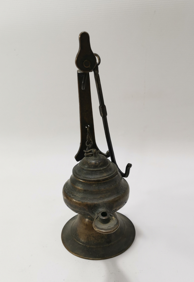 OSMANLI DÖNEMİ NADİR FORMDA TEKKE İŞİ KANDİL