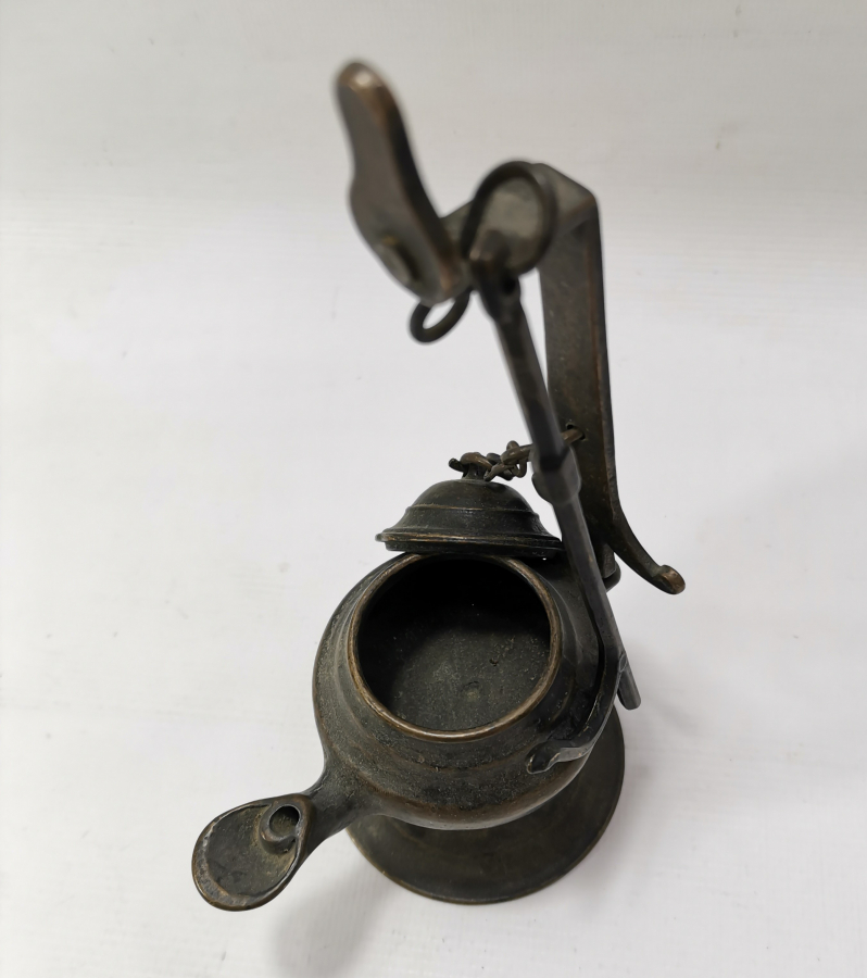 OSMANLI DÖNEMİ NADİR FORMDA TEKKE İŞİ KANDİL