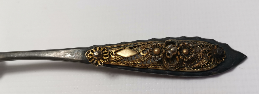 SAPI TELKARİ İŞÇİLİKLİ OSMANLI DÖNEMİ İZMİR İŞİ TATLI KAŞIĞI