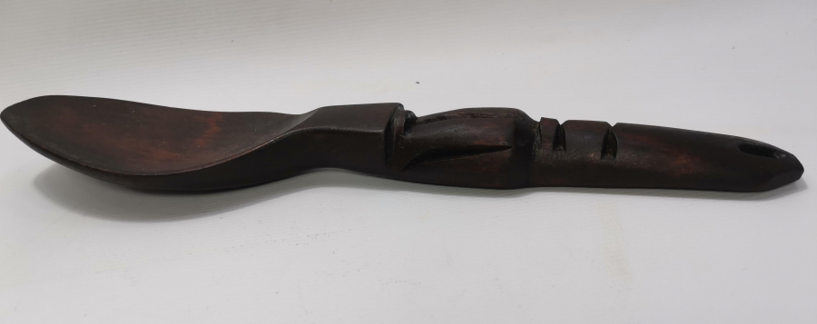 ANTİKA AHŞAP SERVİS KAŞIĞI