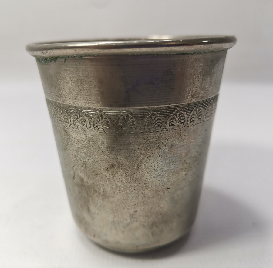 GÜMÜŞ KAPLAMA ANTİKA SU BARDAĞI