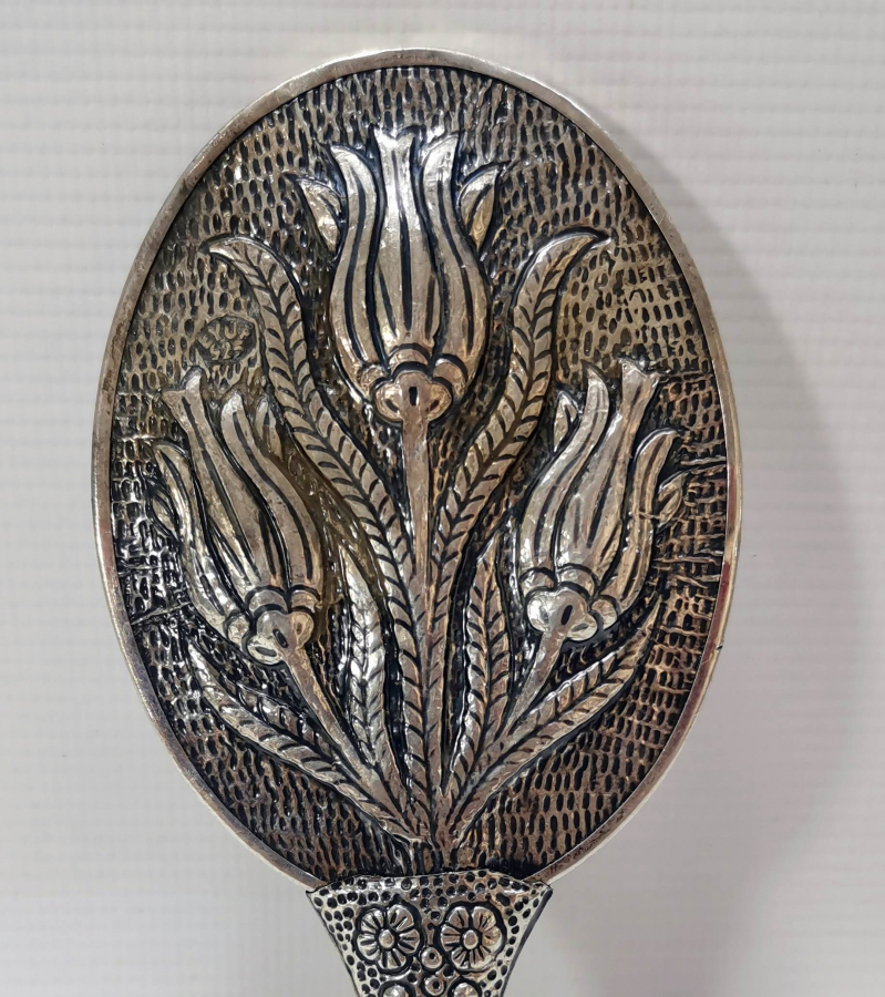 GÜMÜŞTEN MAMUL GELİN EL AYNASI