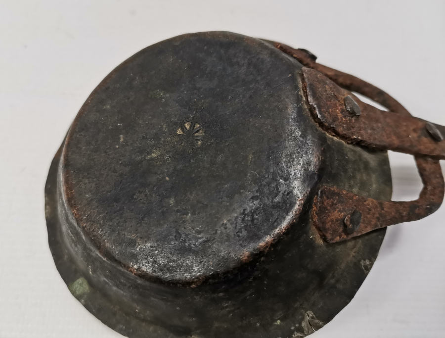 OSMANLI DÖNEMİ NADİR FORMDA KAHVE KAVURMA TAVASI