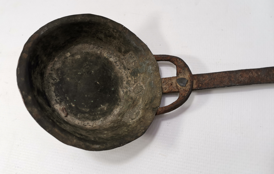 OSMANLI DÖNEMİ NADİR FORMDA KAHVE KAVURMA TAVASI