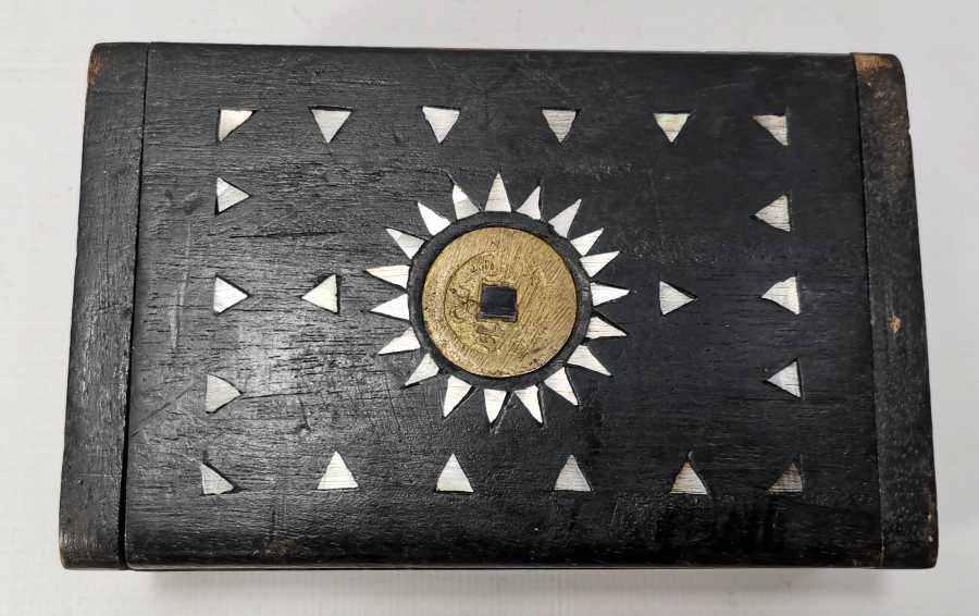 OSMANLI DÖNEMİ SEDEF İŞÇİLİKLİ AHŞAP KUTU