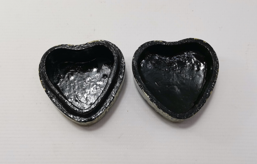 TAMAMI EL BOYAMA ANTİKA PAPİER MACHE MÜCEVHER KUTUSU