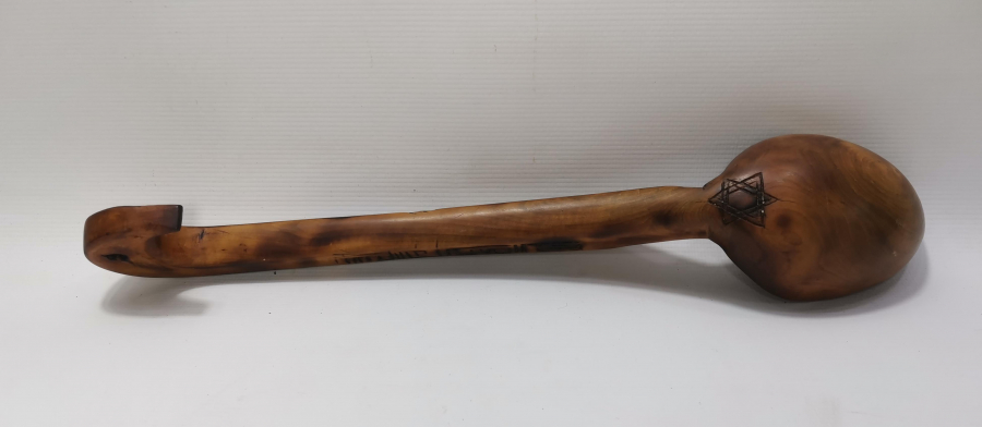 ÜZERİ DUALI BÜYÜK BOY AHŞAP ŞİFA KEPÇESİ- KAŞIĞI