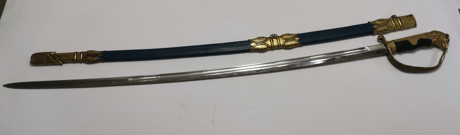 CUMHURİYET BAŞLARI BOYNUZ SAPLI NADİR HAVACI SUBAY KILICI