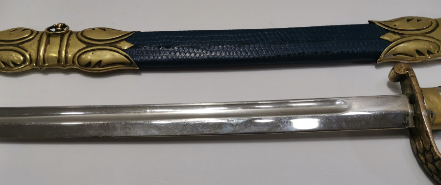 CUMHURİYET BAŞLARI BOYNUZ SAPLI NADİR HAVACI SUBAY KILICI