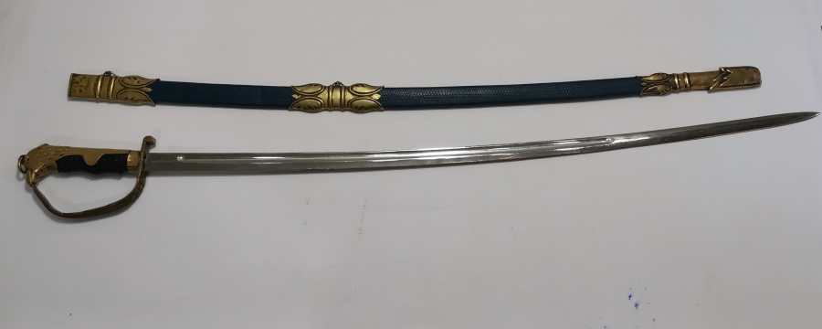 CUMHURİYET BAŞLARI BOYNUZ SAPLI NADİR HAVACI SUBAY KILICI