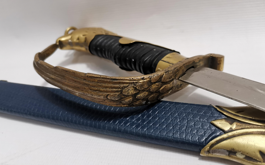 CUMHURİYET BAŞLARI BOYNUZ SAPLI NADİR HAVACI SUBAY KILICI