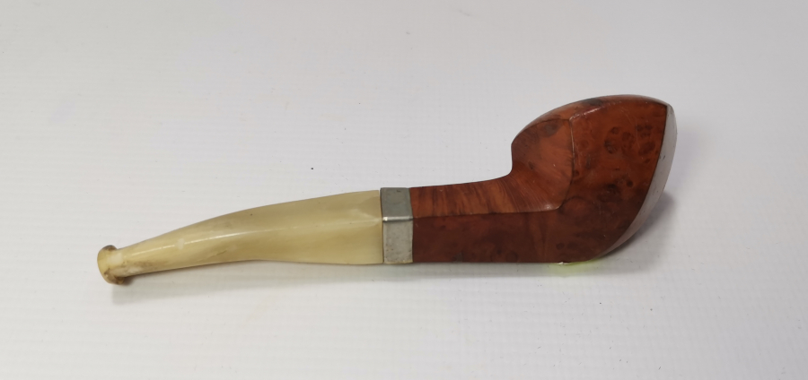 KEMİK SAPLI ANTİKA PİPO