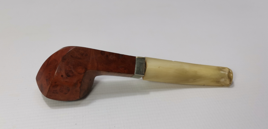 KEMİK SAPLI ANTİKA PİPO