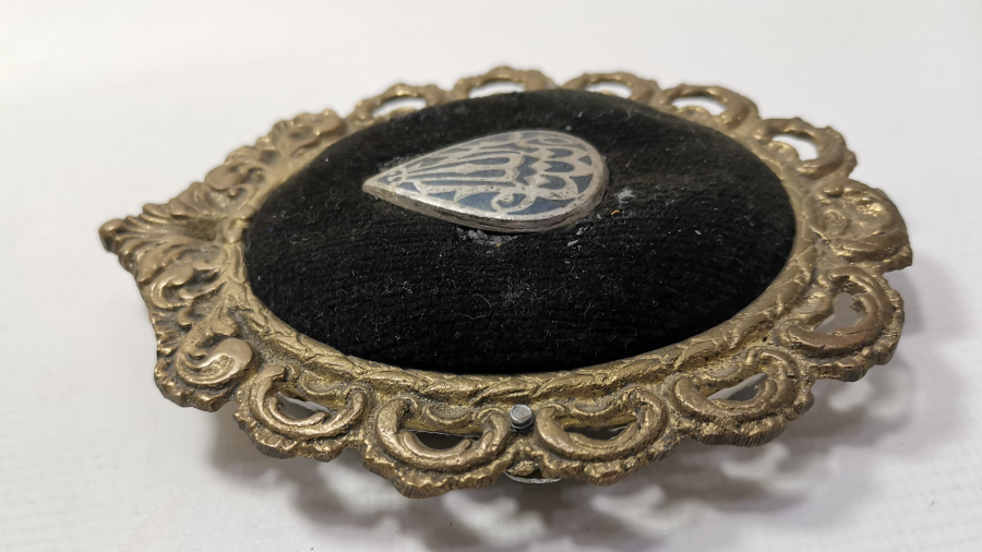 OSMANLI DÖNEMİ ÜZERİ SAVAT İŞÇİLİKLİ NADİR FORMDA İĞNELİK