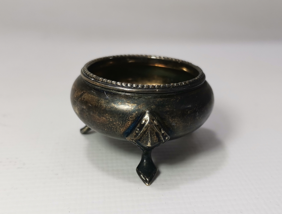 ANTİKA GÜMÜŞ KAPLAMA HAVYARLIK